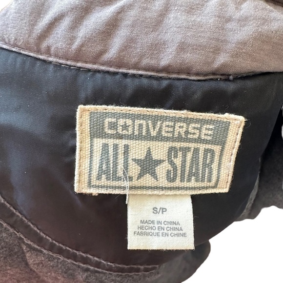 Converse All Stare Jackets Women's Small Quilted Gray Lightweight Quilt Jacket - Picture 10 of 12